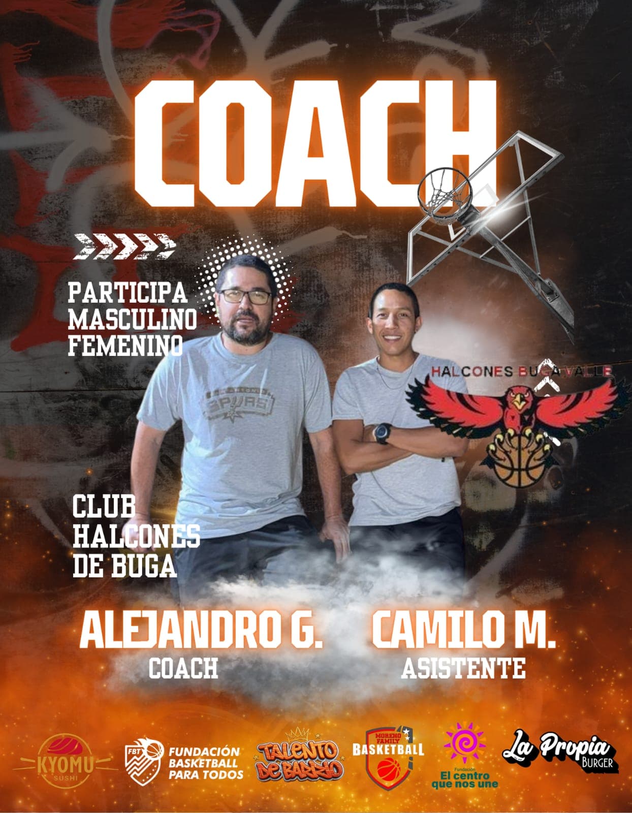 Coach Alejandro G. & Camilo M. — Club Halcones de Buga